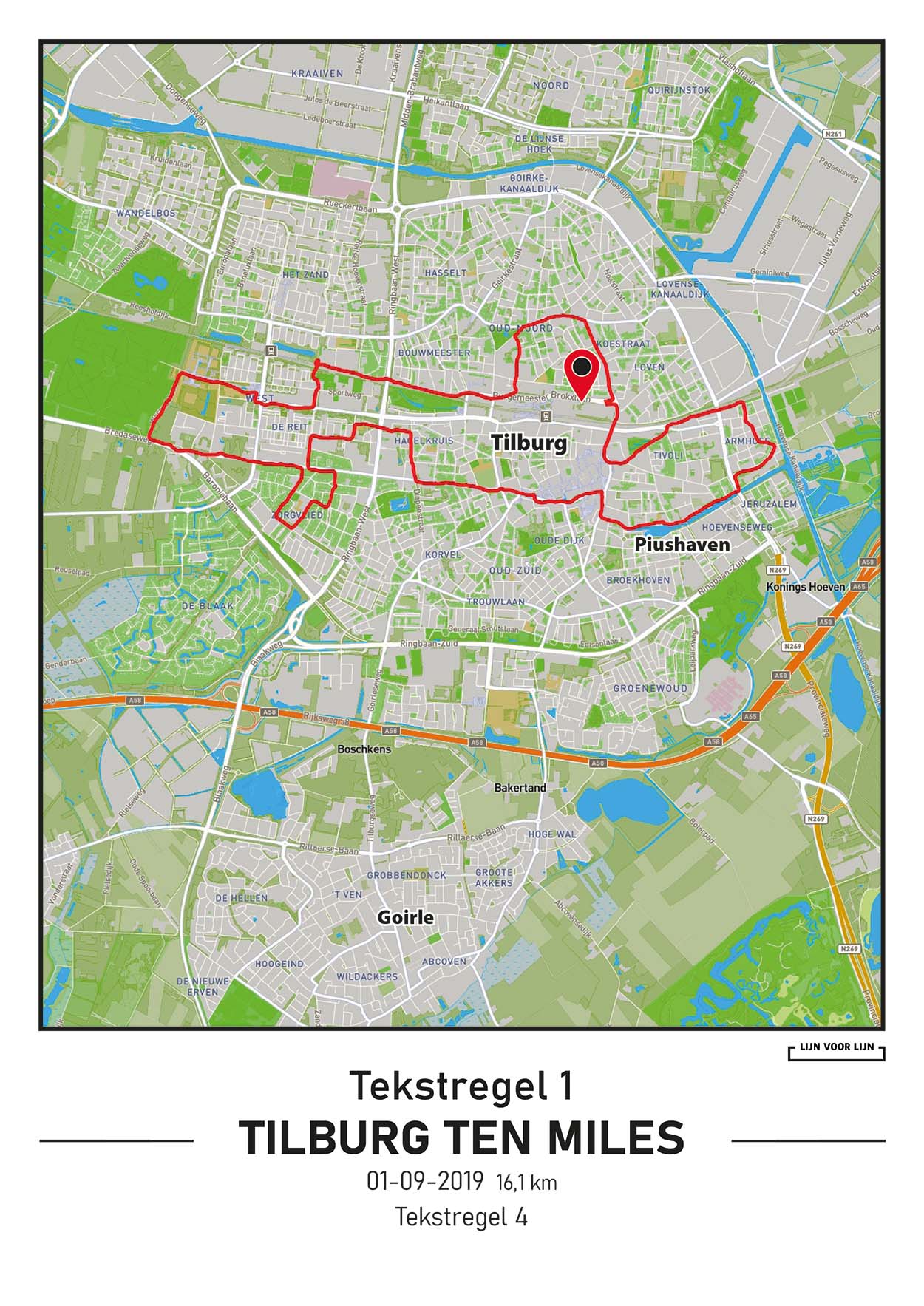 Tilburg Ten Miles, TTM, 16,1km, 2019