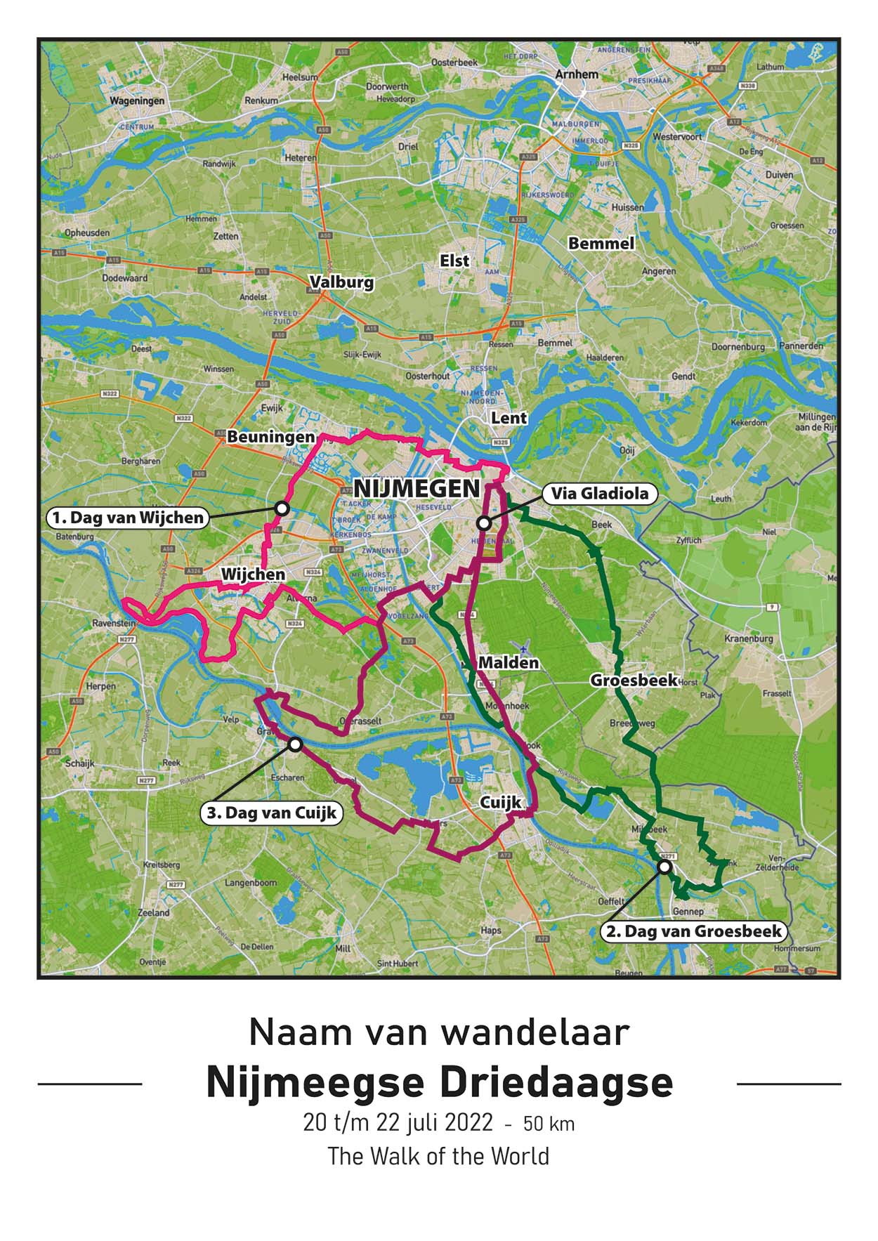Nijmeegse Driedaagse, 50km, 2022